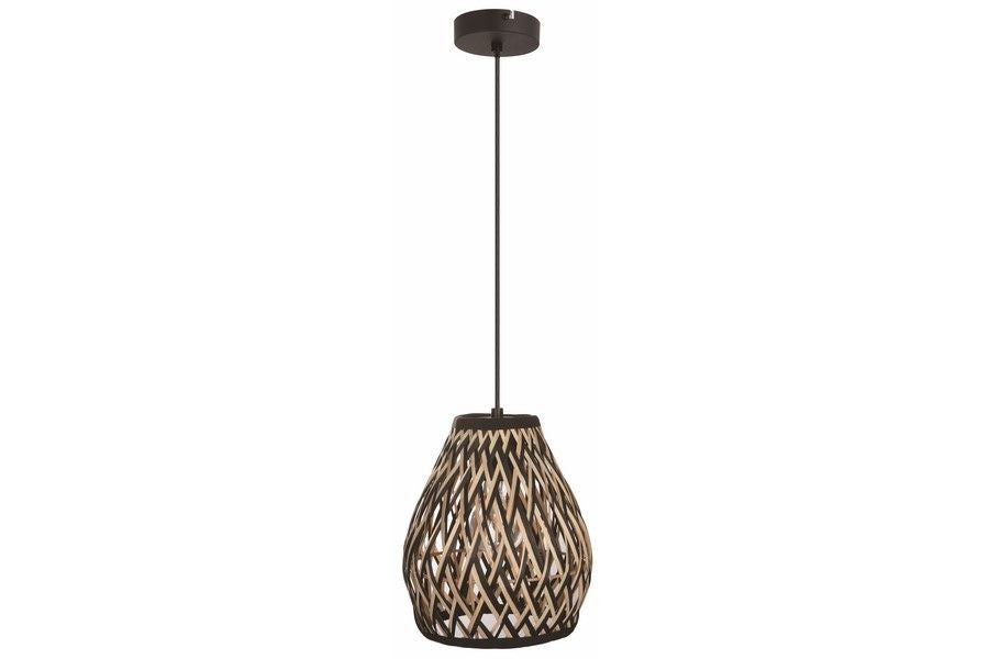 Lampa wisząca Carmina czarna 1xE27x40W dekoracyjna wym: 120 x 20 x 20 cm metal Reality