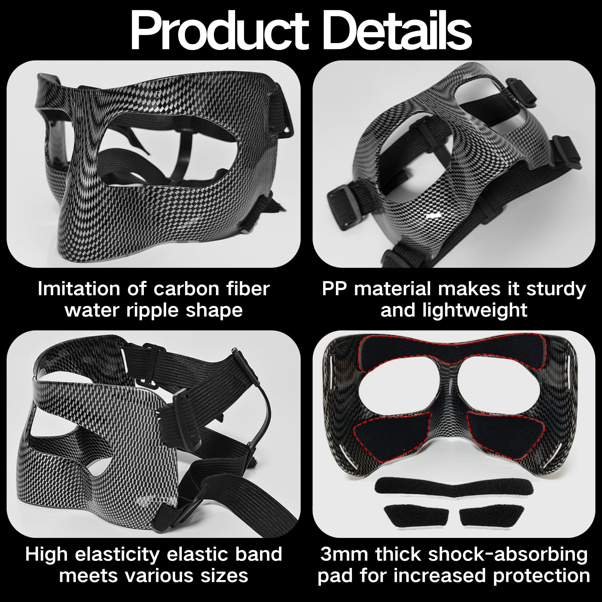 Masque de Protection Nez, Protège-Nez pour Nez Cassé - 6