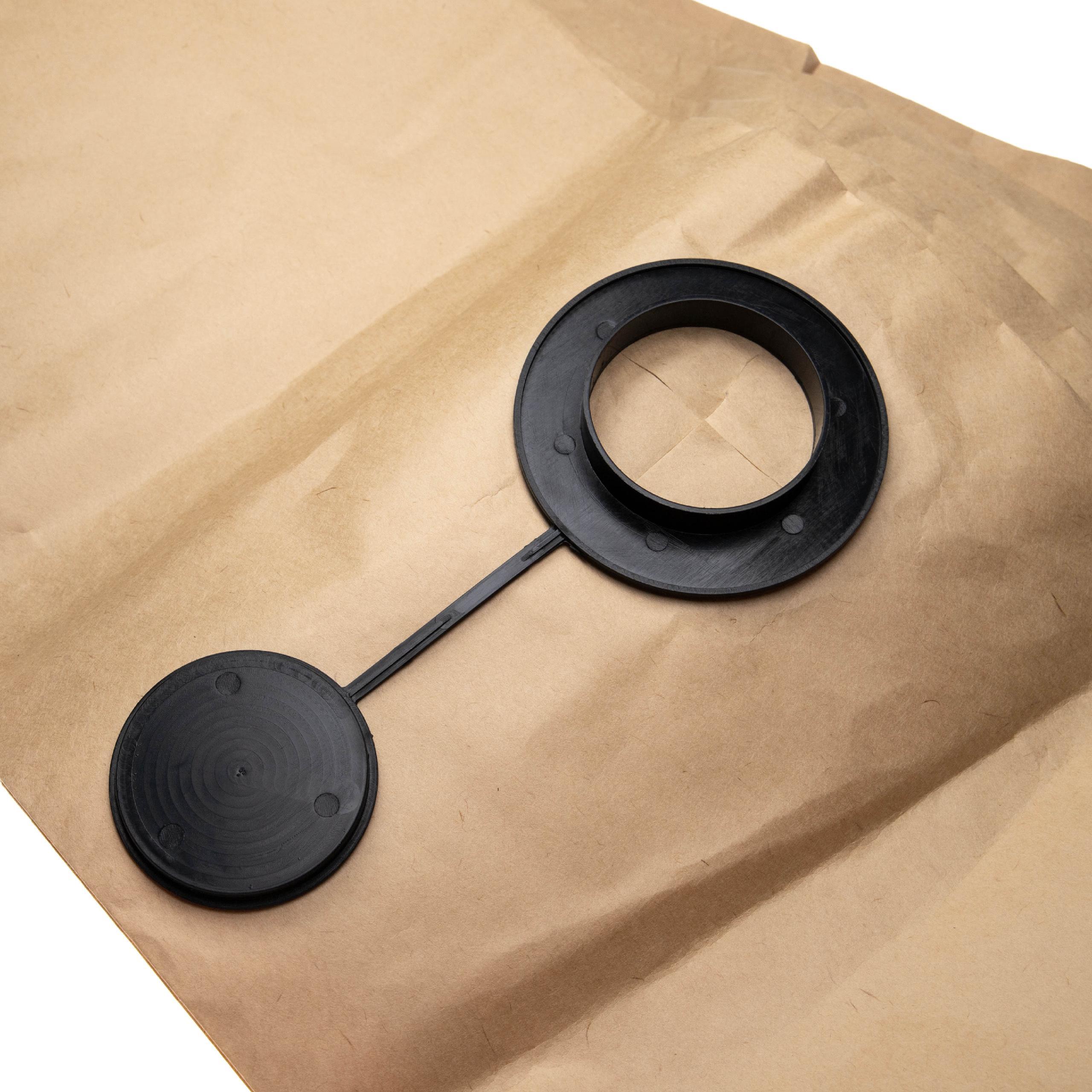 vhbw 10x Sacs filtrants compatible avec Festool SR 5, SR 6 dispositif d'aspiration - papier, 29,7cm x 99,6cm, couleur sable - 3