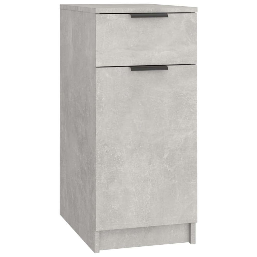 Maison Exclusive - Armoire de bureau Gris béton 33,5x50x75 cm Bois d'ingénierie - 2