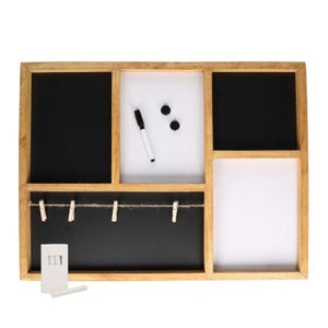 Relaxdays Range-revues 4 Compartiments A4 - Organisateur Bureau Métal Design Maille 26x31x26cm