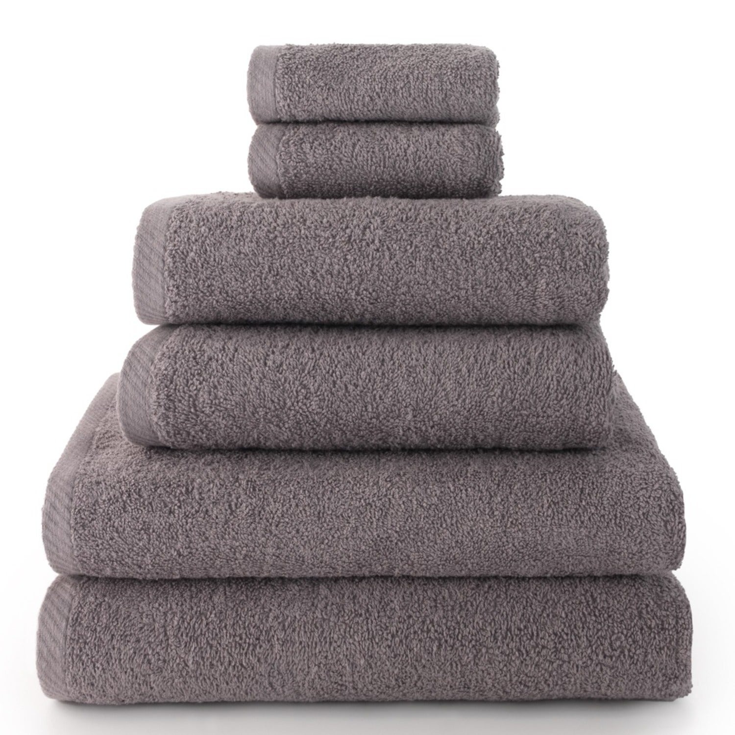 6 Serviettes De Bain 100% Coton Premium - Ultra Douces & Absorbantes Pour Salle De Bain