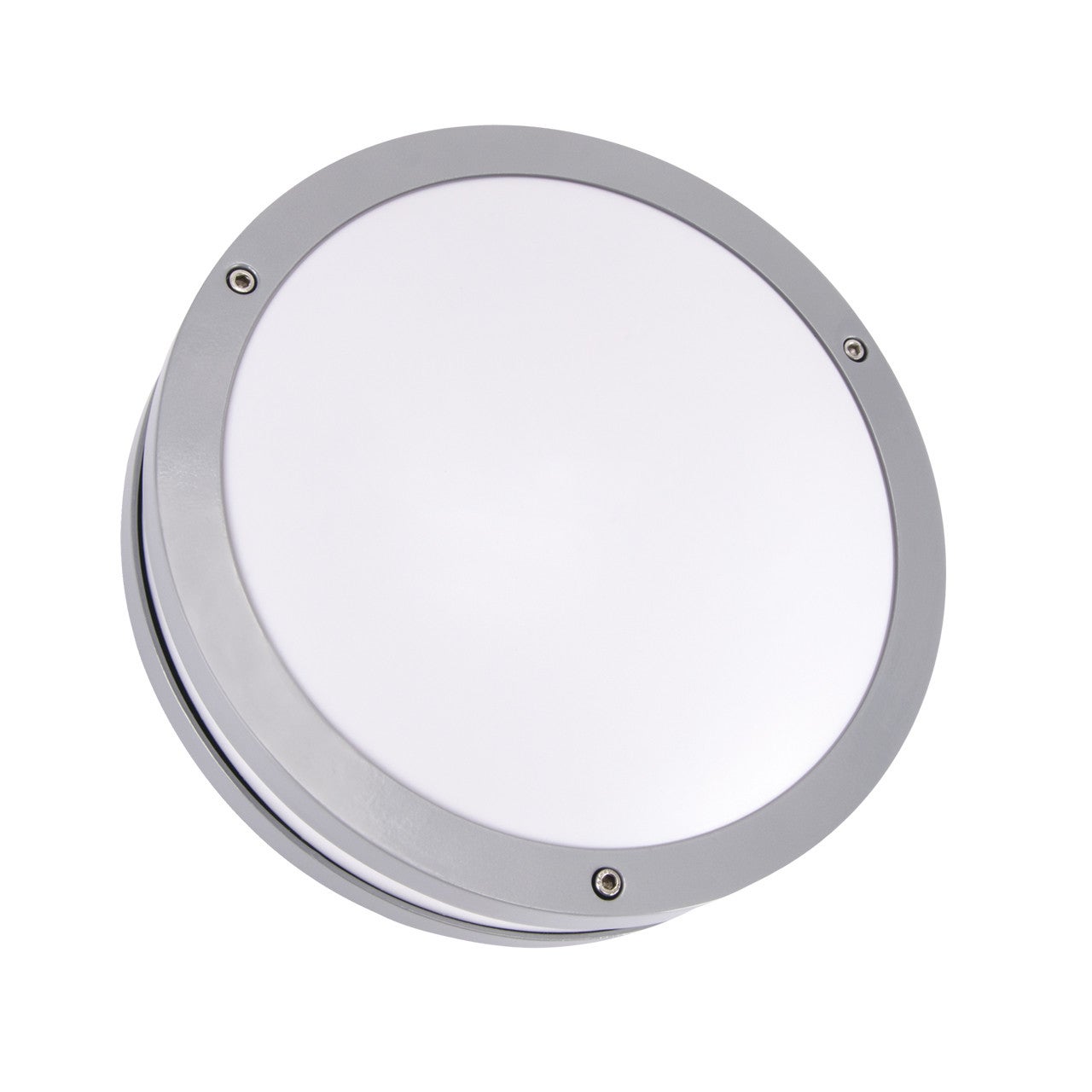 Kinkiet zewnętrzny SOLINA LED 7.5W Neutralna biel 520lm szaro-biały wym: 26x26x9 cm IP54 Struhm