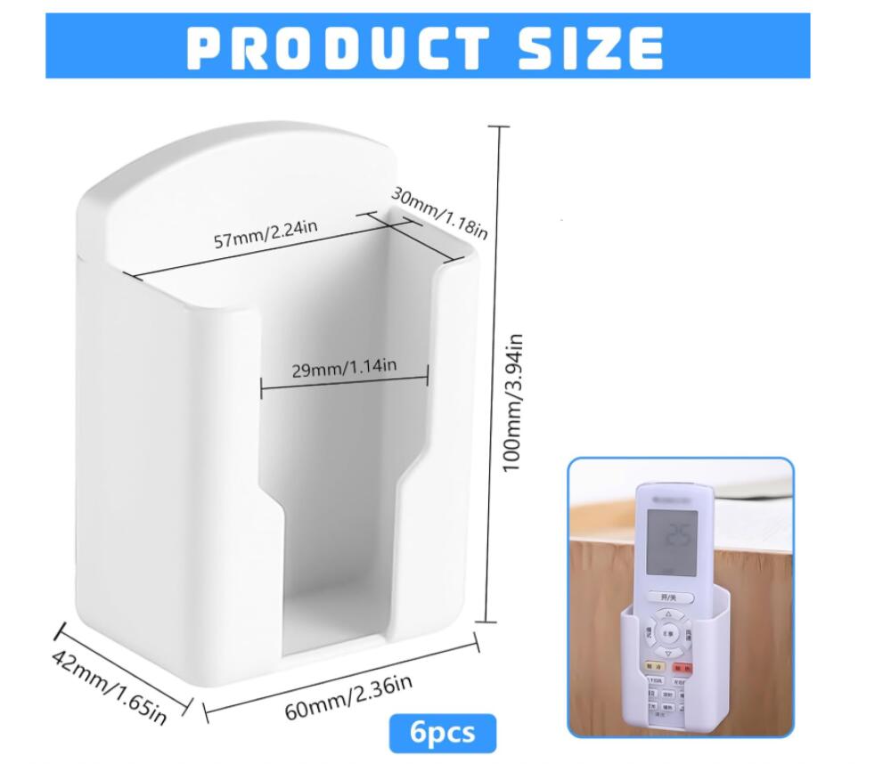 HRKVSK 5 Pezzi Supporto per Telecomando Magnetico, Porta Telecomando da Muro Mag