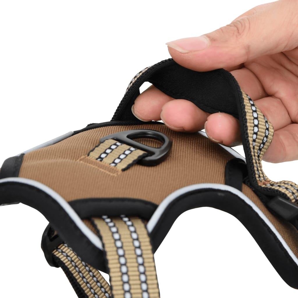 Arnés De Tiro Para Perros Grandes, Reflectante, Ajustable Y Cómodo Para Paseos Y Deporte
