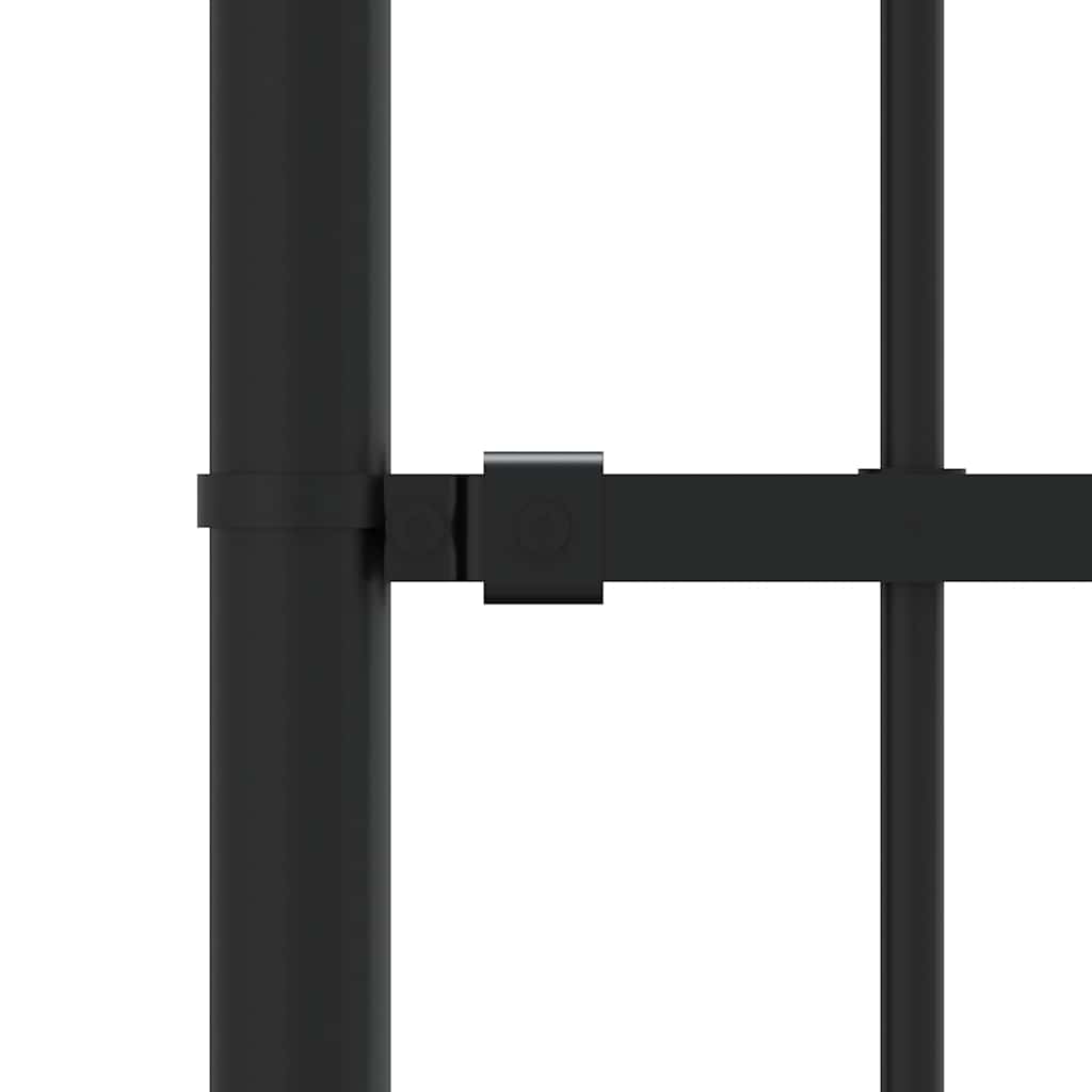 vidaXL Clôture de jardin Woerden avec pointe en forme de lance, noire, 240 x 175 cm, acier - 4