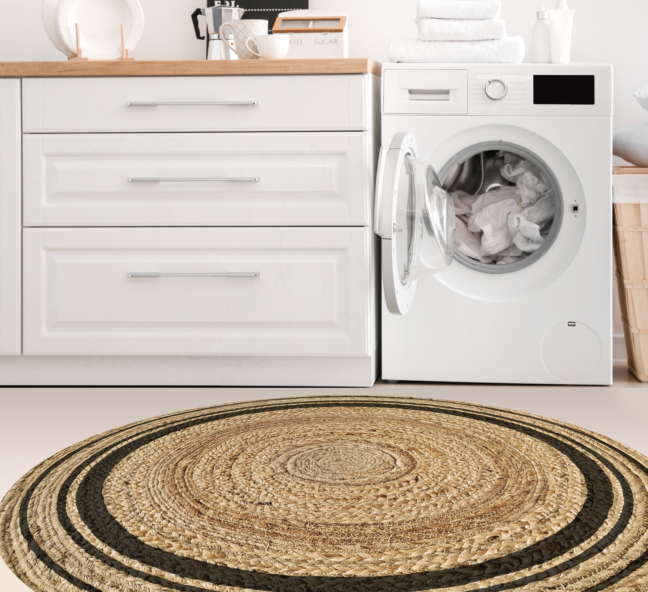 Tapis Antidérapant Pour Tapis,150x200cm, Protection De Tapis Facile A Laver Et Peut Etre Coupe Noir 99007540