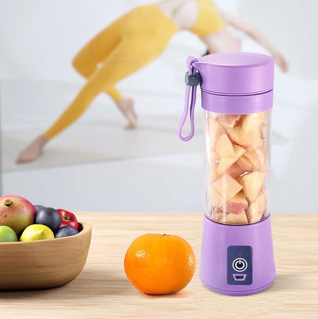 Frullatore Portatile USB Viola - Per Smoothie Freschi Ovunque Tu Vada - Foto 5