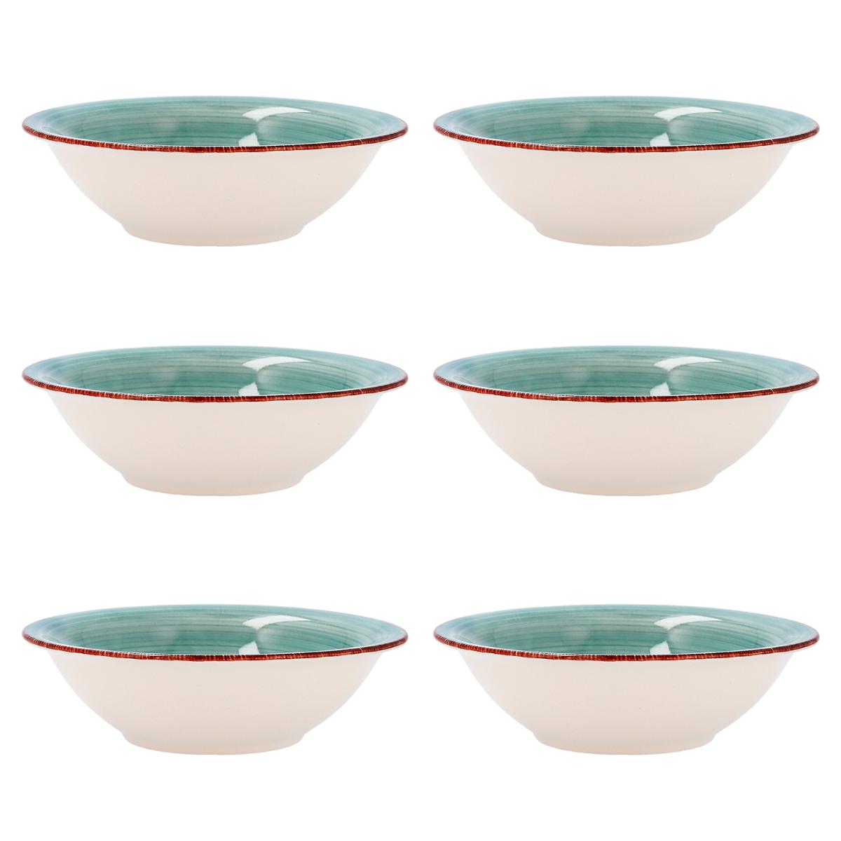 Bol Quid Natura Vita Cerámica Verde (18 Cm) (pack 6x) con Ofertas en