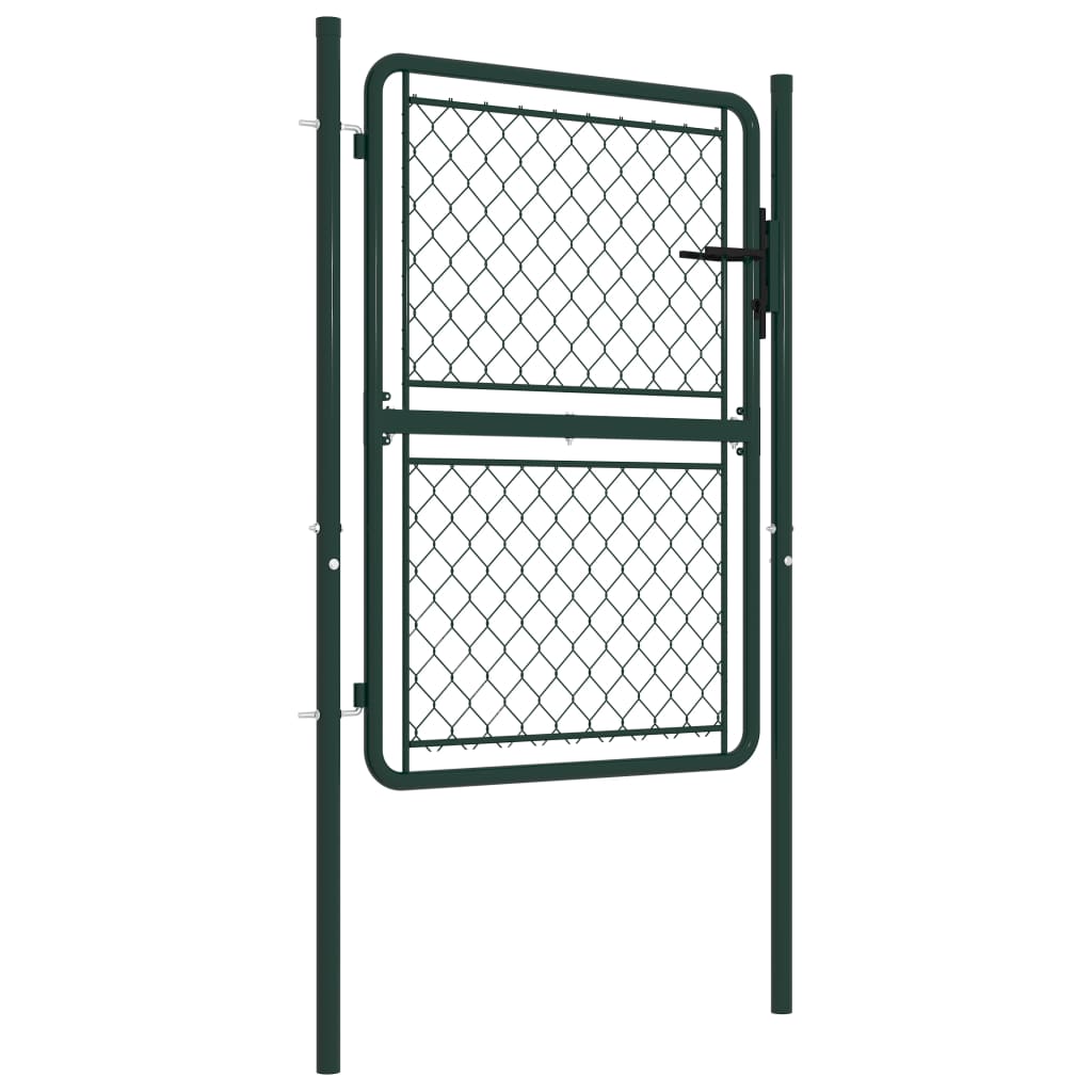Portillon Acier 100x125 Vert - 2