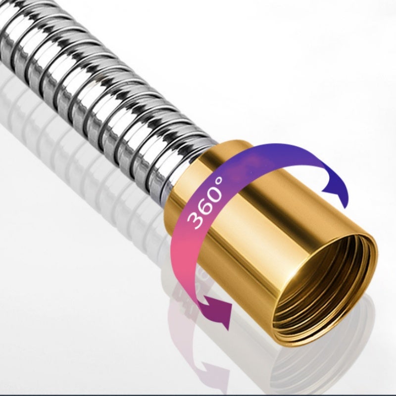Tubo giunto acqua flessibile ed estensibile in acciaio Inox 200/400mm M