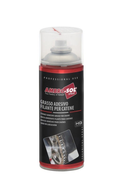 Huile Adhésive Spéciale Chaîne - 400 Ml - Lubrifiant Hydrofuge Pour Convoyeurs, Roulements, Industries Humides - 11