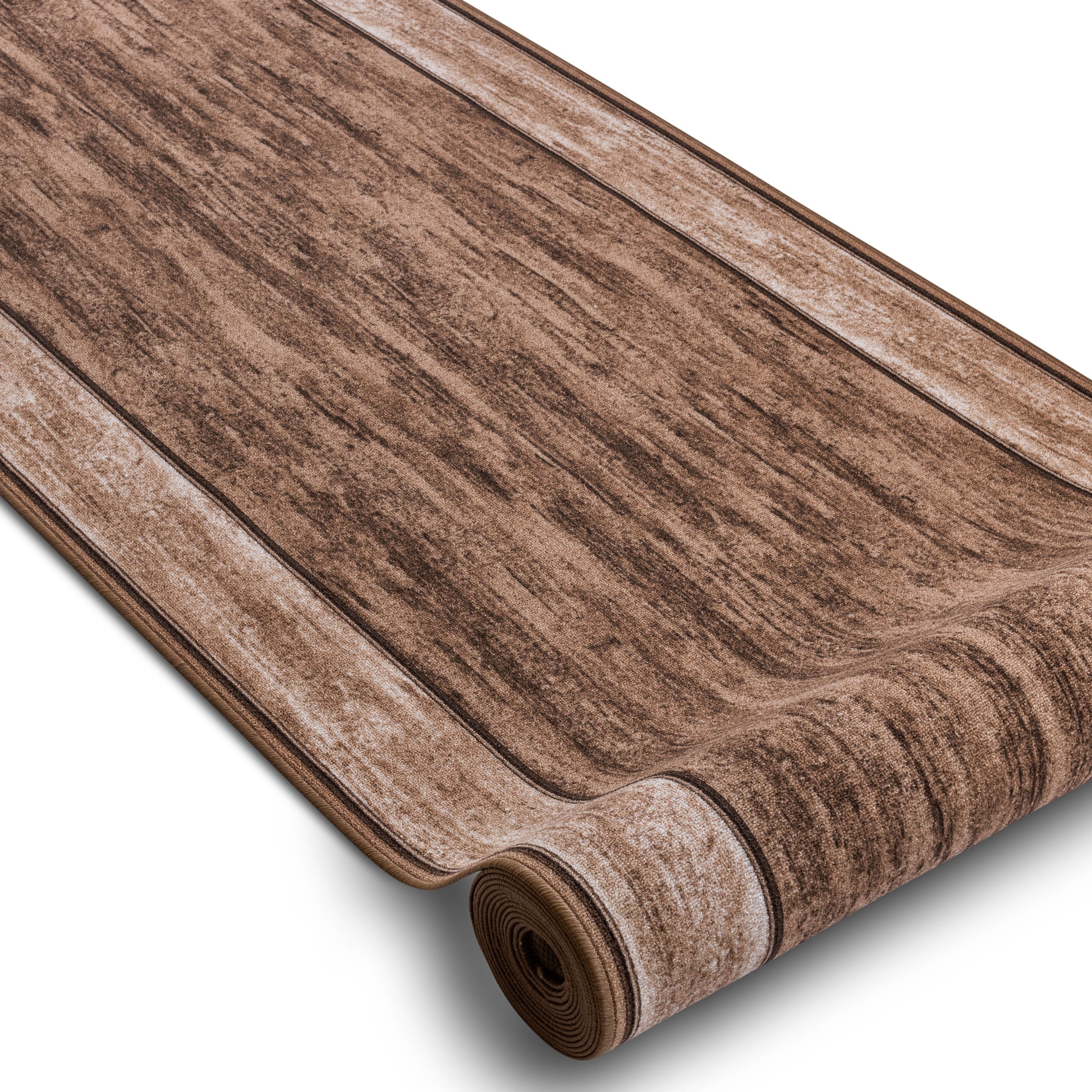 CHODNIK podgumowany RAMA brązowy 100cm 100x220 cm - 2