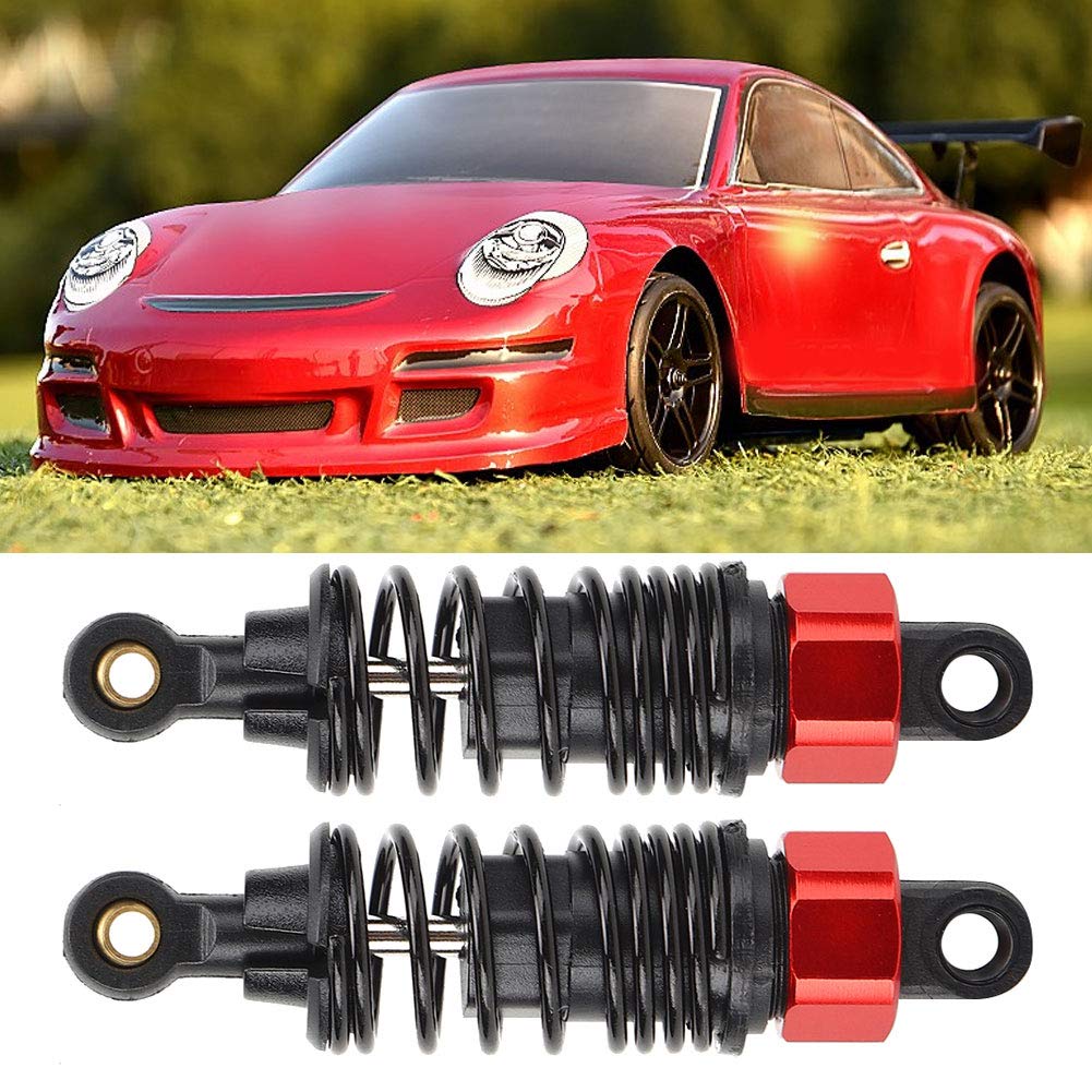 Strumento sospensione a molla per auto RC, metallo alta qualità, 2 pezzi, per JLB EM DHK HPI 1/10 (rosso) - 7