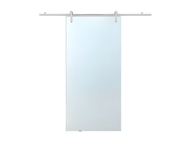 Naścienne drzwi przesuwne CLEAVER — 205&nbsp;×&nbsp;93&nbsp;cm (wys. × szer.) — szkło hartowane