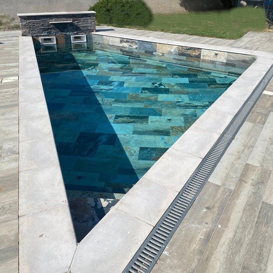 Carrelage Piscine Bali 30x60 Cm Effet Pierre De Bali - 5