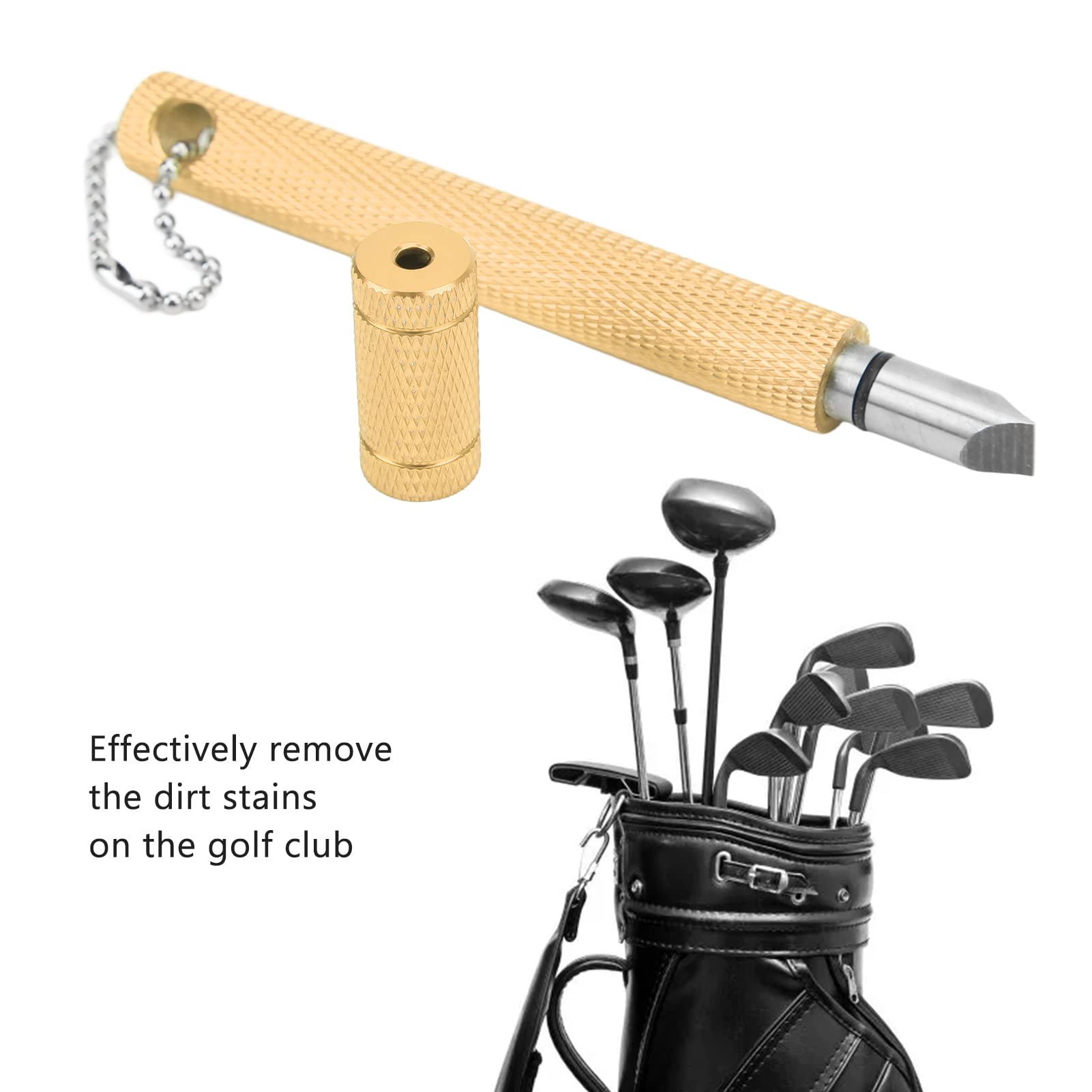 Aiguiseur De Rainures Pour Fers De Golf - En Acier Inoxydable, Forme En V - Pour Restaurer L'adhérence
