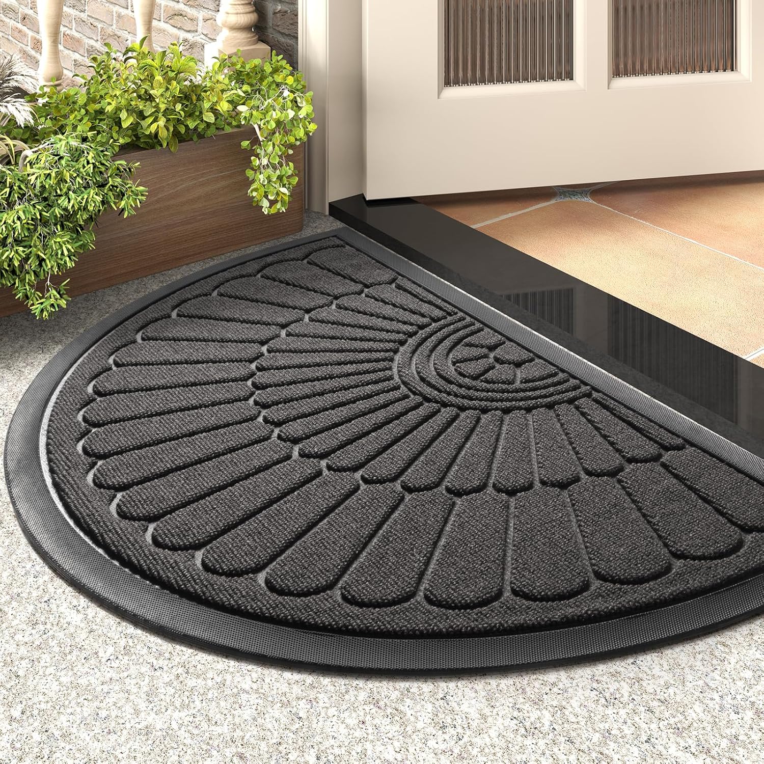 Tapis D'entrée Antidérapant En Caoutchouc 150x90 Cm - Extérieur, Porte D'entrée, Neuf, The Shopfitting Shop