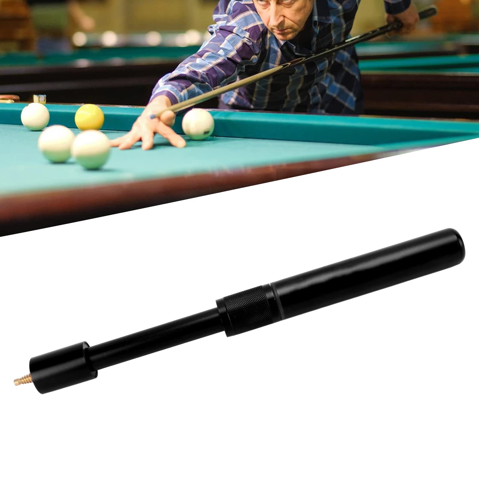 YOSOO Extension de Queue de Billard Télescopique en Alliage d'Aluminium
