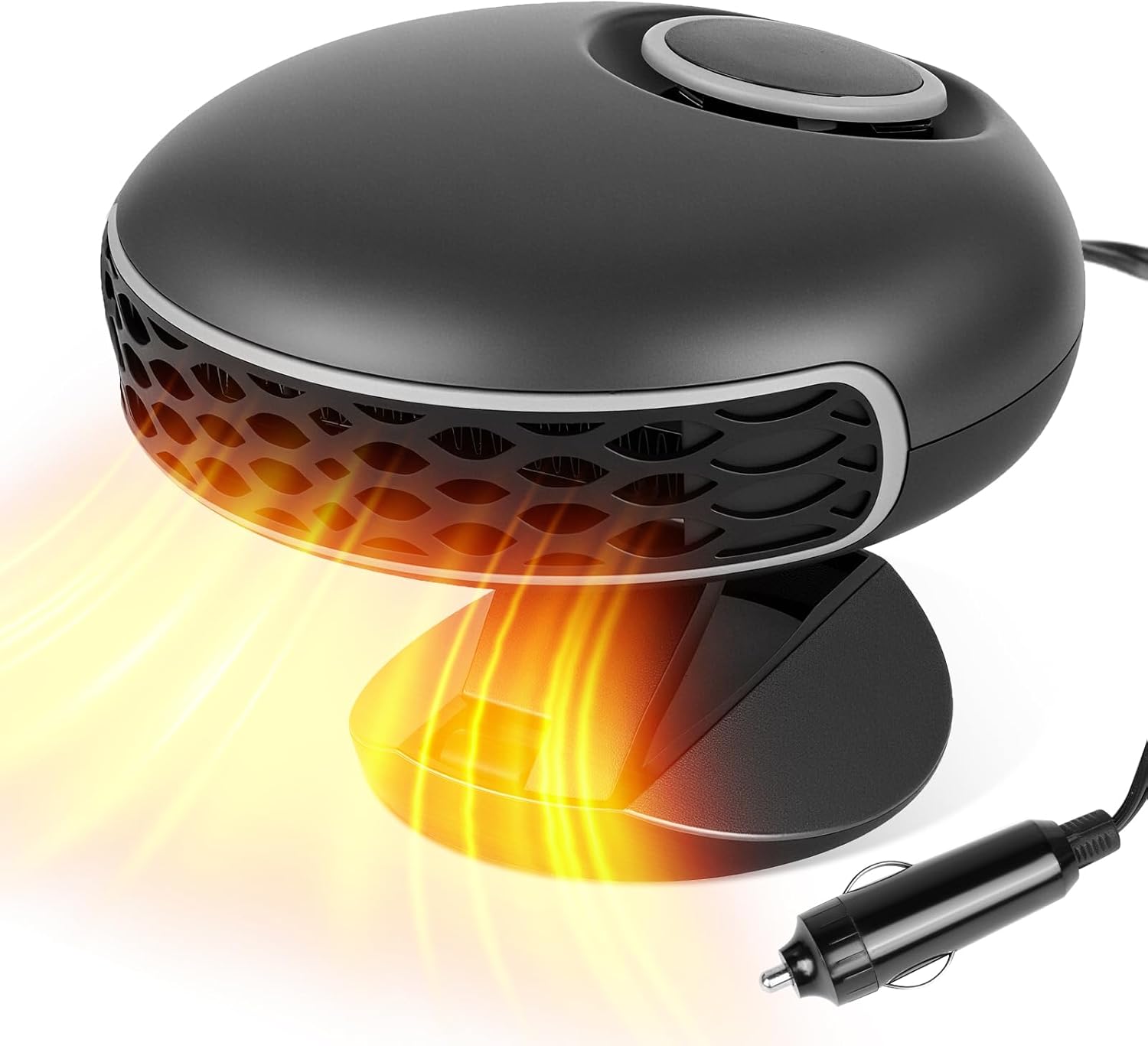 Przenośny podgrzewacz i odmrażacz samochodowy 12 V, szybkie nagrzewanie, odpowiedni do samochodów osobowych, sedanów, kamperów i SUV-ów