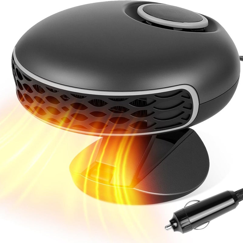 Przenośny podgrzewacz i odmrażacz samochodowy 12 V, szybkie nagrzewanie, odpowiedni do samochodów osobowych, sedanów, kamperów i SUV-ów