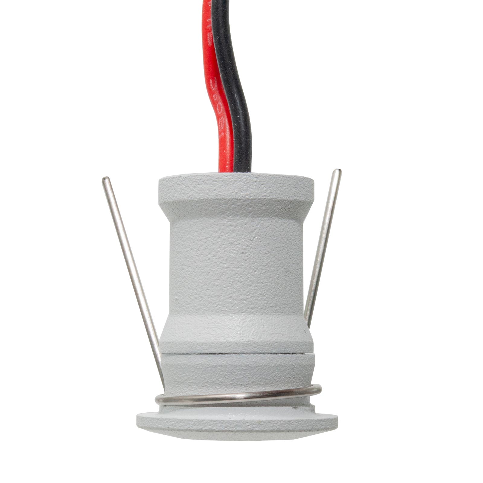 Mini faretto IP65 LED 1W resa 12W incasso punto luce 12V box doccia cielo stellato segnapassi luci gradini barca camper BIANCO 3000K - 4