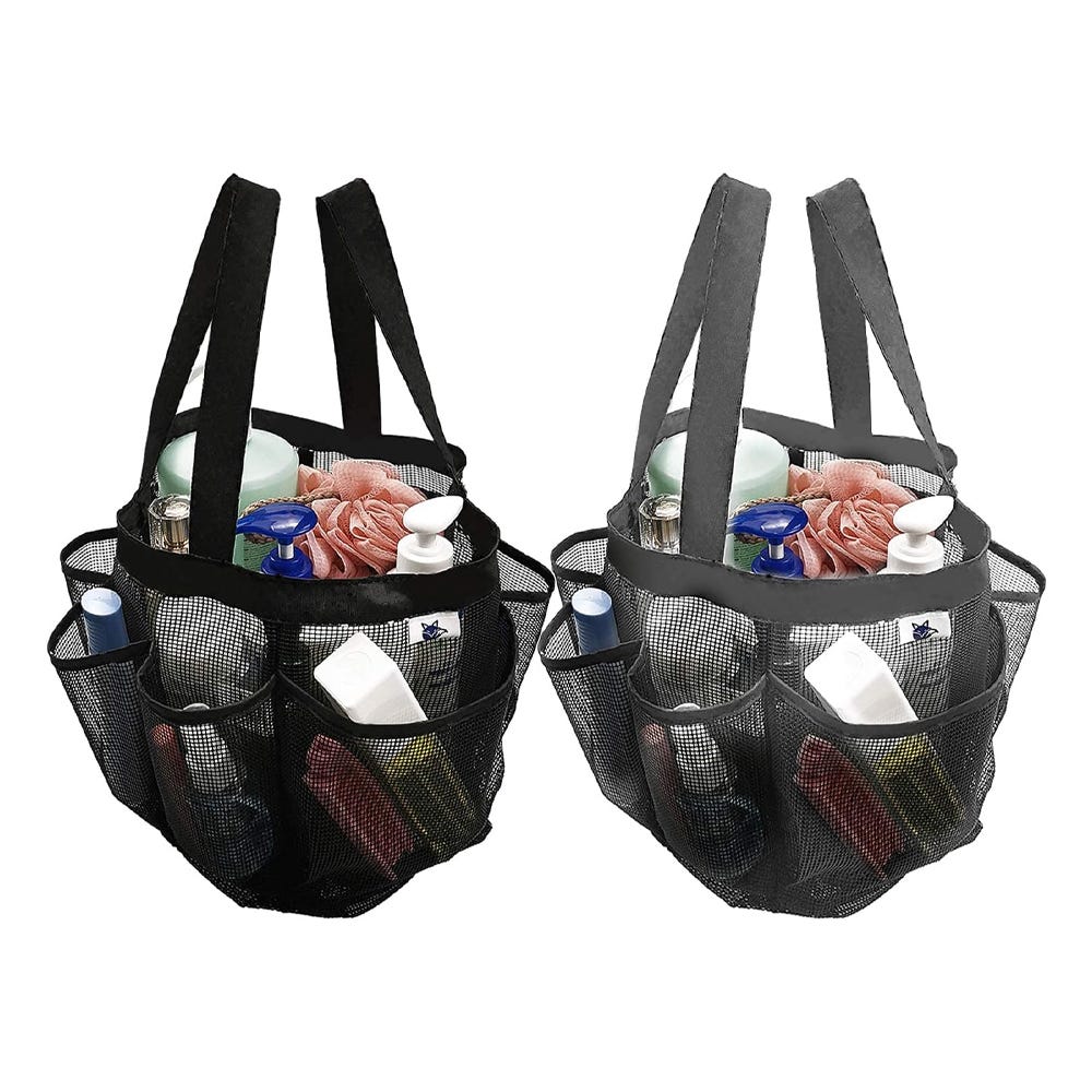 Borsa Da Doccia in Rete Pieghevole E Portatile, Piccola Borsa Da Doccia Con Tasc Borsa Da Doccia in Rete Pieghevole E Portatile, Piccola Borsa Da Doccia Con Tasc