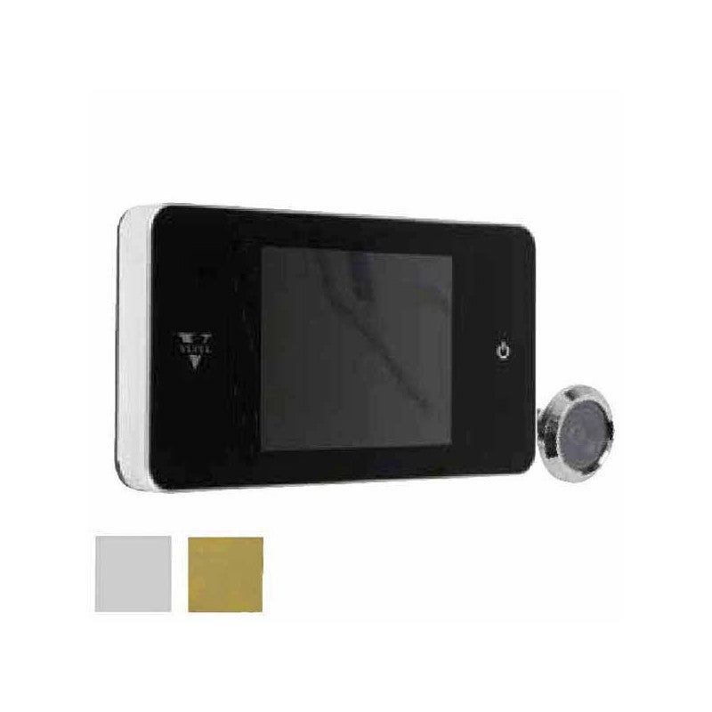 Spioncino Digitale VI.TEL. E0426 - Schermo LCD 2.6", Touch, Batterie AAA, Per Porte Da 38 A 110 Mm