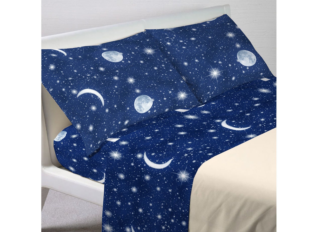 Coco Moon Set di biancheria da letto con copripiumino e federe per bambini, motivo inglese Born To Play (lingua italiana non garantita