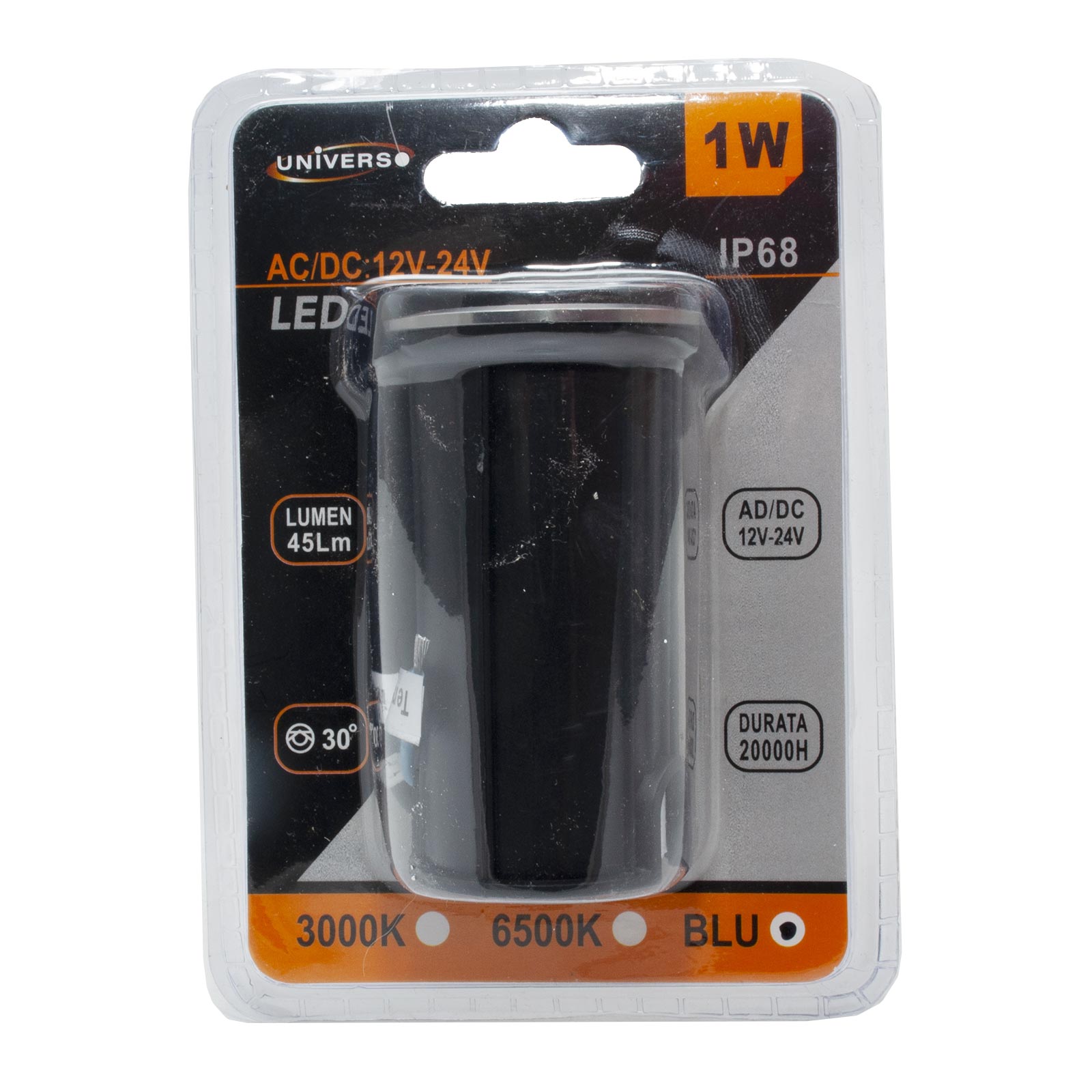 LED 8W GU10 spot encastré 12x12cm plafonnier multicolore magasin bureau entrée 230V ROND 6000K - 5