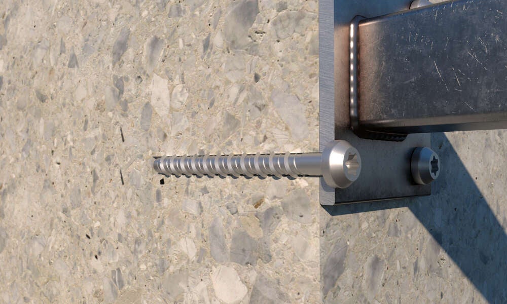 INDEX Vis a béton Tête bombée. Recouvrement ATLANTIS C3-H. Homologué ETE Opt.1 (Ø6 x 100 50 pièces.) THP06100 - 3