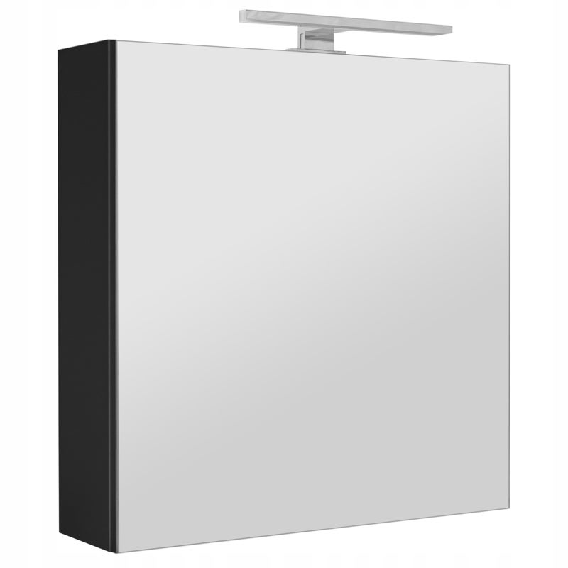 Szafka łazienkowa z lustrem oświetleniem lampką led lustrzana wisząca 60 cm