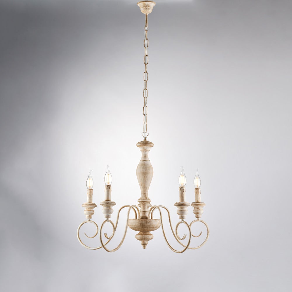 Luminaire Suspendu Fer Forgé Moderne Blanc Gris Tourterelle
