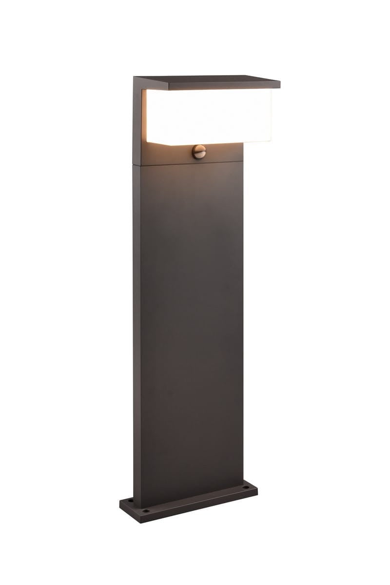 Lampa ogrodowa stojąca z czujnikiem Nestos antracytowa LED 13W 3000K 1300lm IP54 wym: 80 x 26 x 26 cm aluminium Trio