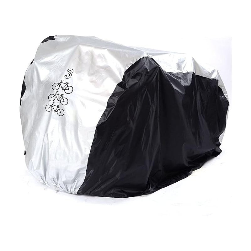 Wodoodporny, odporny na promieniowanie UV, pyłoszczelny i deszczowy pokrowiec na rower górski (może pomieścić 2 rowery)