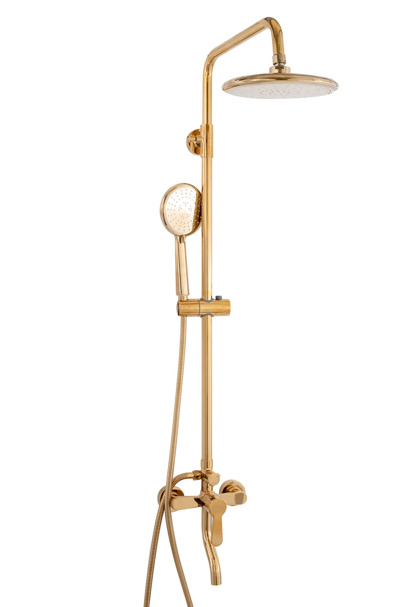 Coloana de dus TRENDY’S, slim, cu trei functii, gold