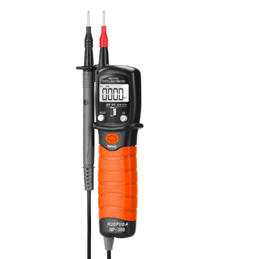 Multimètre numérique à sonde, sélection automatique de la gamme, test — free download
