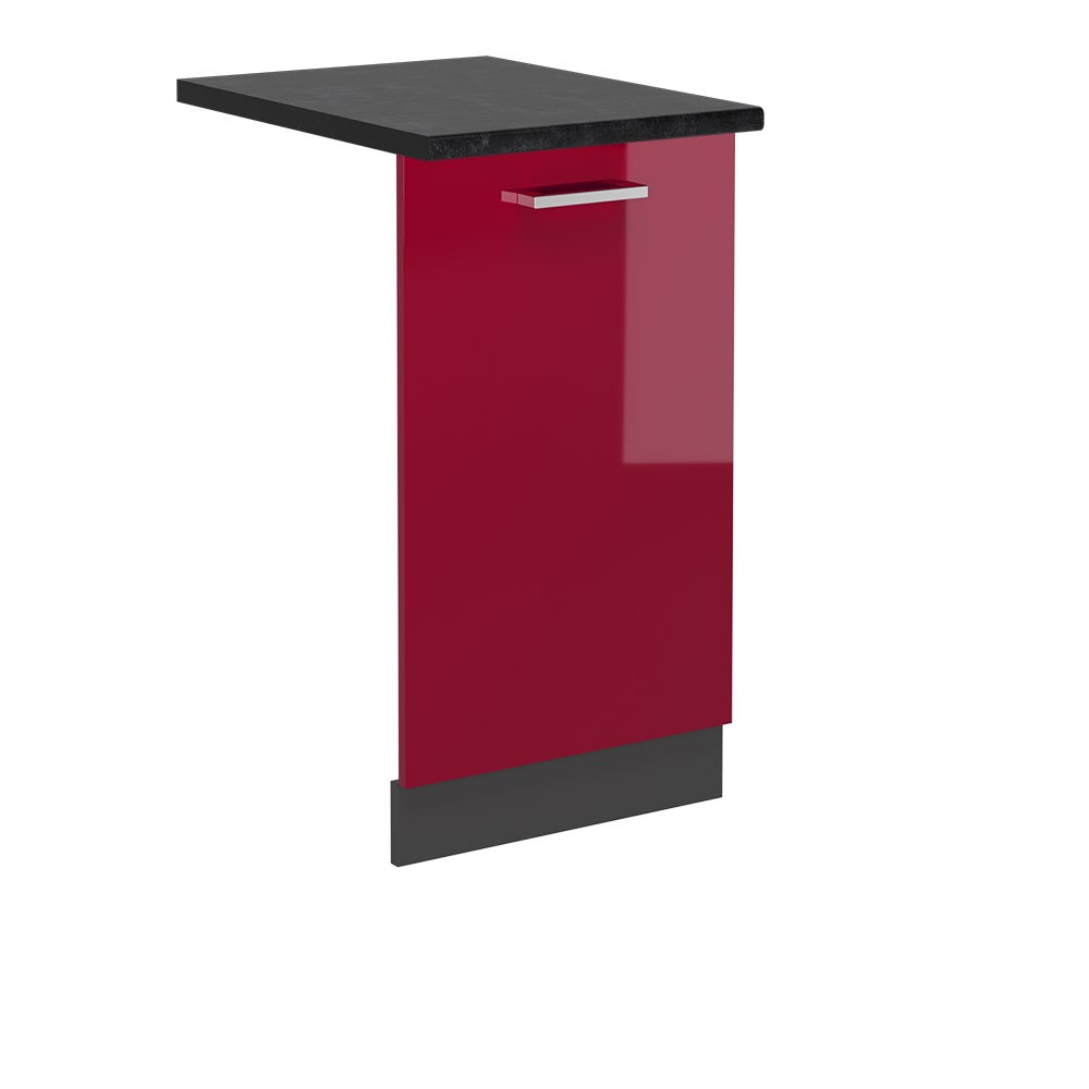 Vicco Panel przedni zmywarki R-Line, Czerwony połysk, 45 cm , BP Antracyt