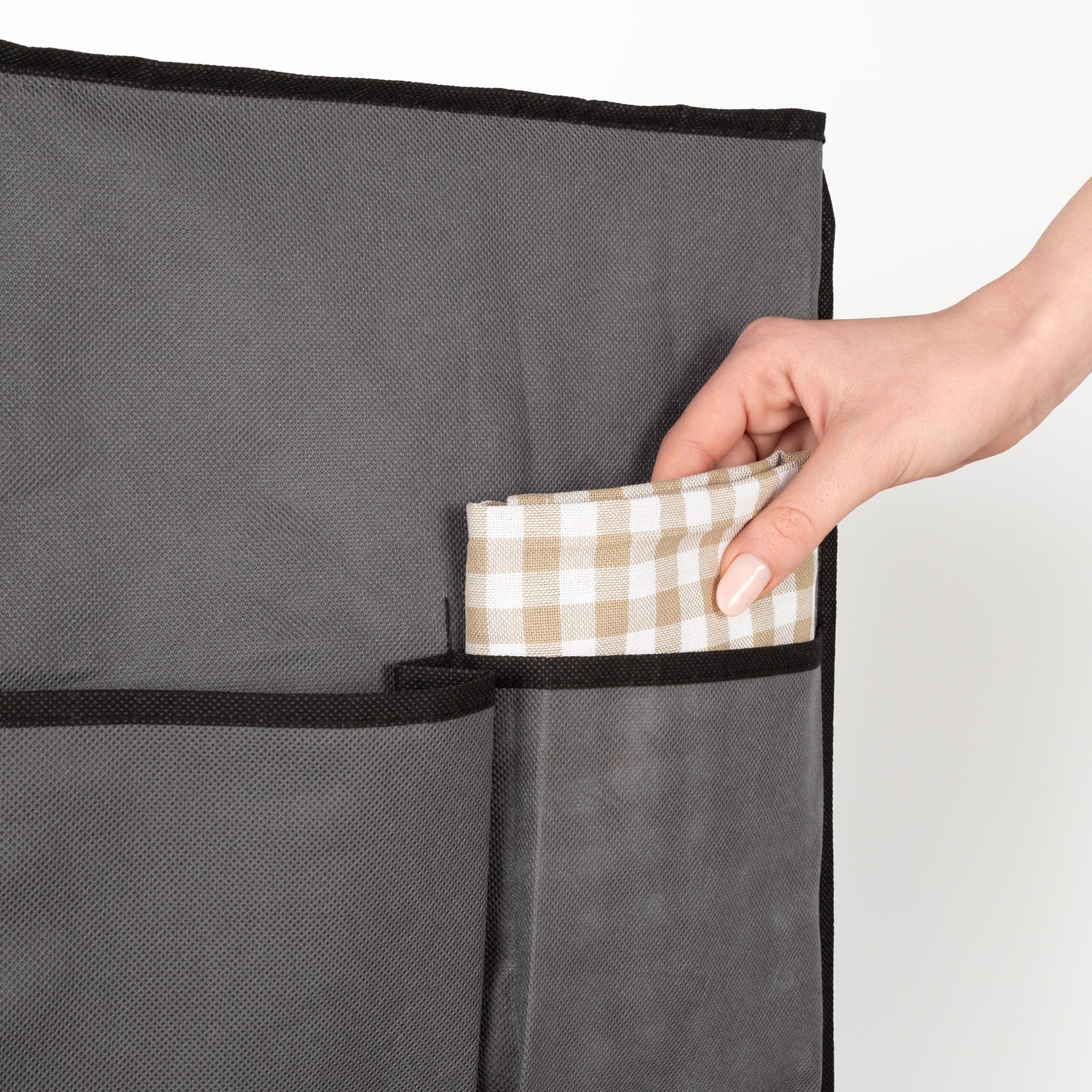 Sapateira de tecido Max Home com 5 prateleiras, 60x30x90 cm, com bolsos laterais - 5