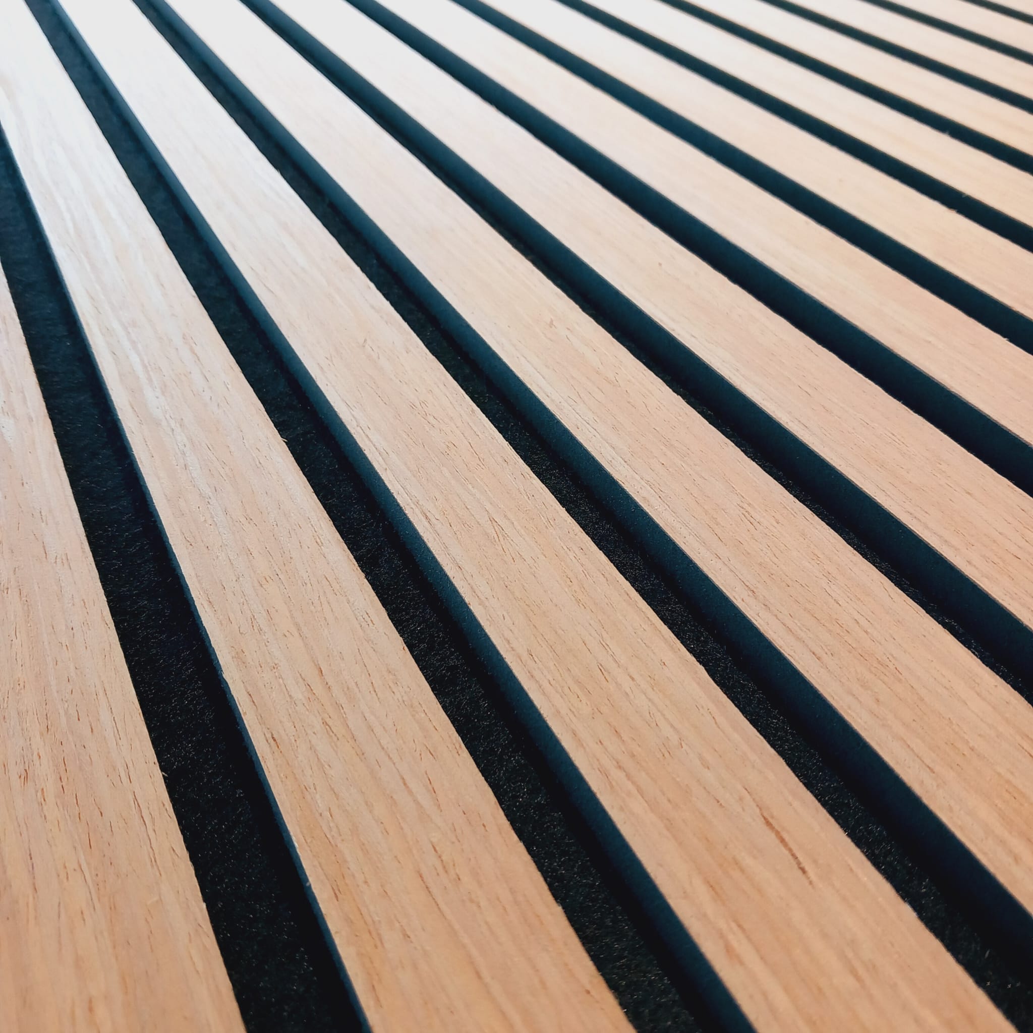 Paneles Isodeco 3D acústicos MDF de madera roble 270x60x1,8cm - 3