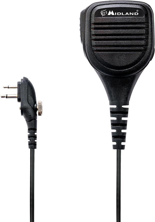 Microfono Midland C074 - Dinamico Omnidirezionale, Impedenza 500 Ohm, Connettore 4 Pin Per Radio Alan 48/68s, 8001xt