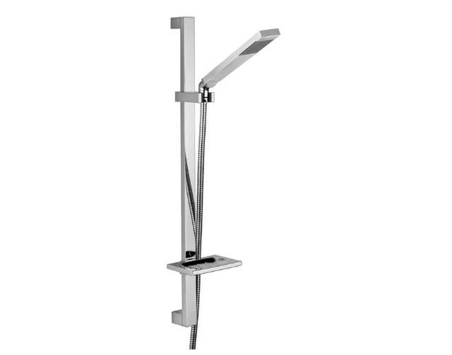 barre de douche avec porte-savon Paffoni Level ZSAL079CR - Chromé
