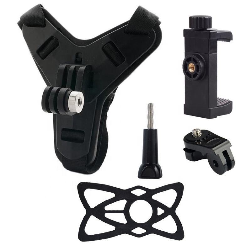 Supporto per mentoniera per casco integrale per GoPro Hero 8/7/5 SJCAM, accessori per moto, incluso supporto per mentoniera Go Pro Hero 9