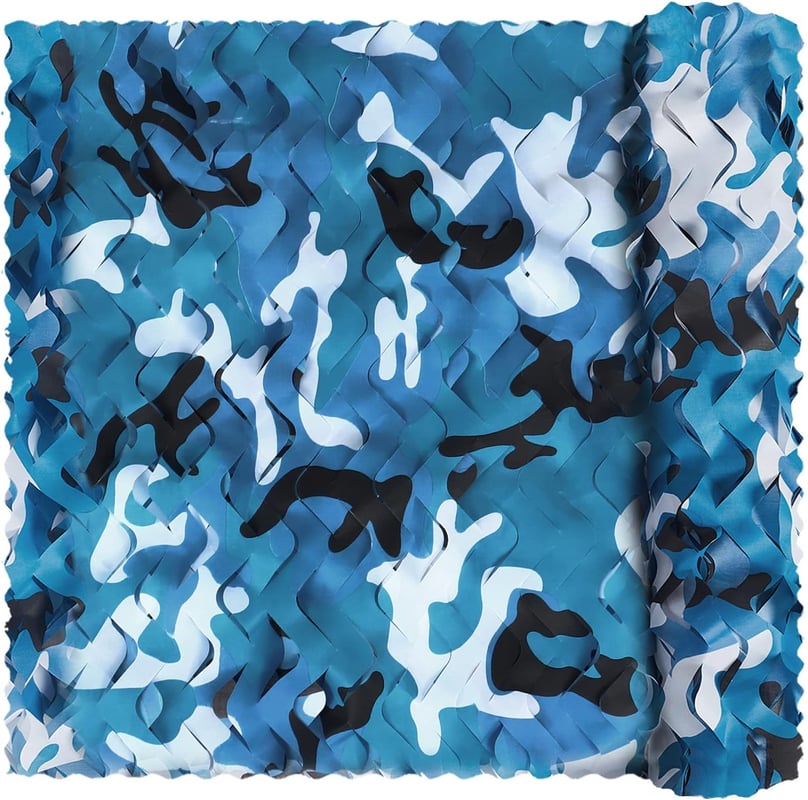 Siatka maskująca/zacieniająca - 3 x 4 - Zielona siatka maskująca do oy wybrzeża i oy przeciwlotniczej, zewnętrzna siatka zacieniająca