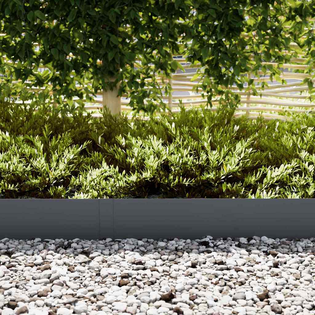 Maison Exclusive - Bordure de Pelouse 30 pcs Anthracite 100 x 0.05 x 20 cm - 3