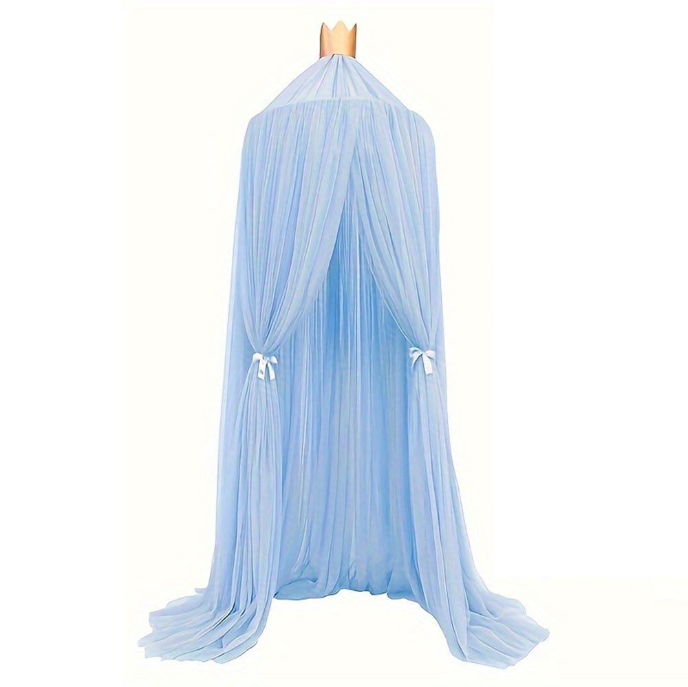 Dekoracja pokoju dziecięcego, akcesoria fotograficzne, moskitiera i siatka przeciw komarom, niebieski