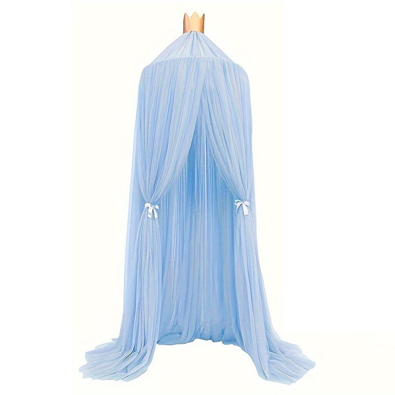 Dekoracja pokoju dziecięcego, akcesoria fotograficzne, moskitiera i siatka przeciw komarom, niebieski