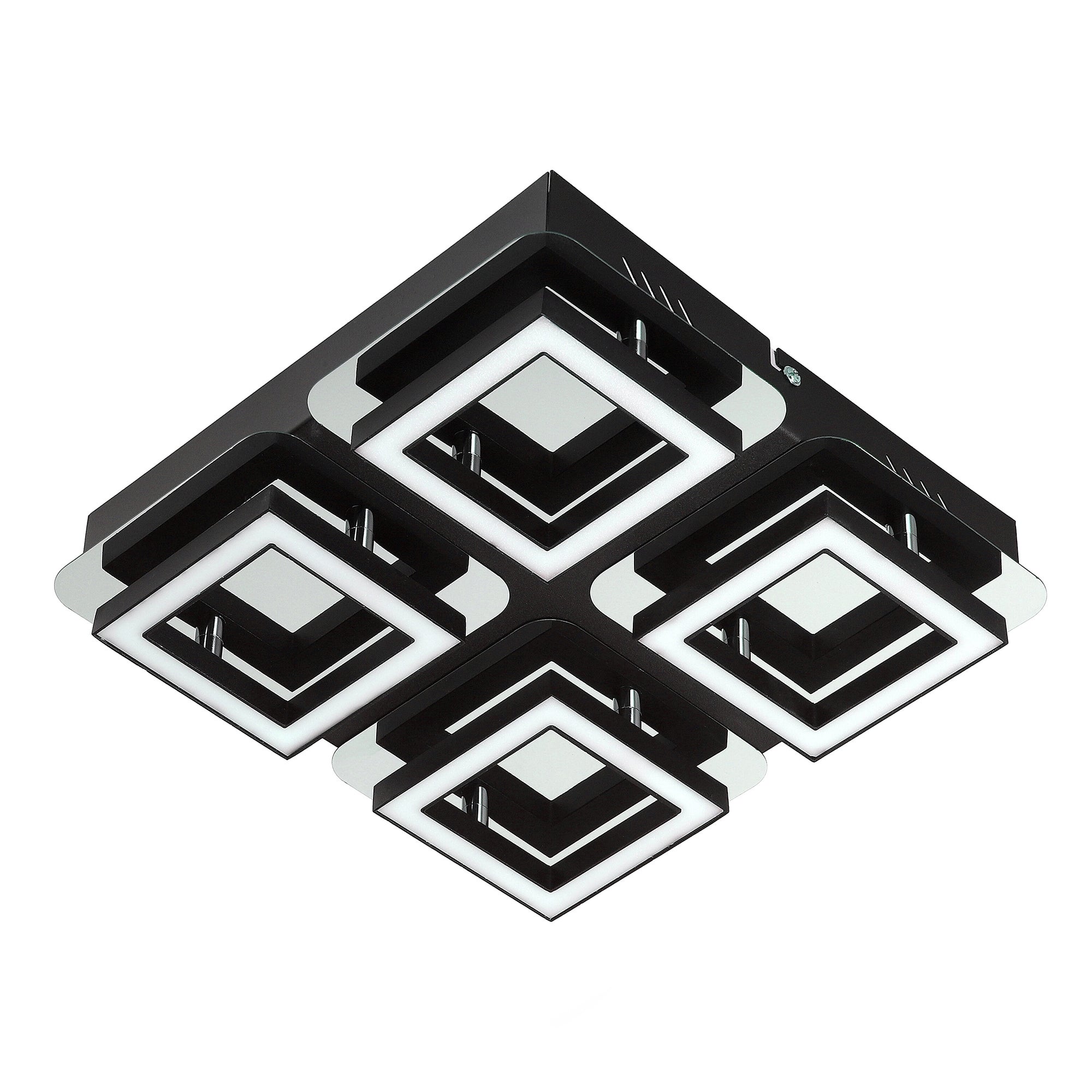 Lampa sufitowa oprawa sufitowa natynkowa 4x5W, 1200lm, 4000K, IP20, chrom, HOROZ