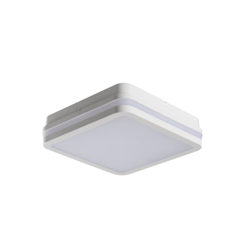Plafon kwadratowy BENO LED 12 / 18W Odcienie bieli 2000lm biały wym: 5,7 x 22 x 22 cm IP65 Kanlux