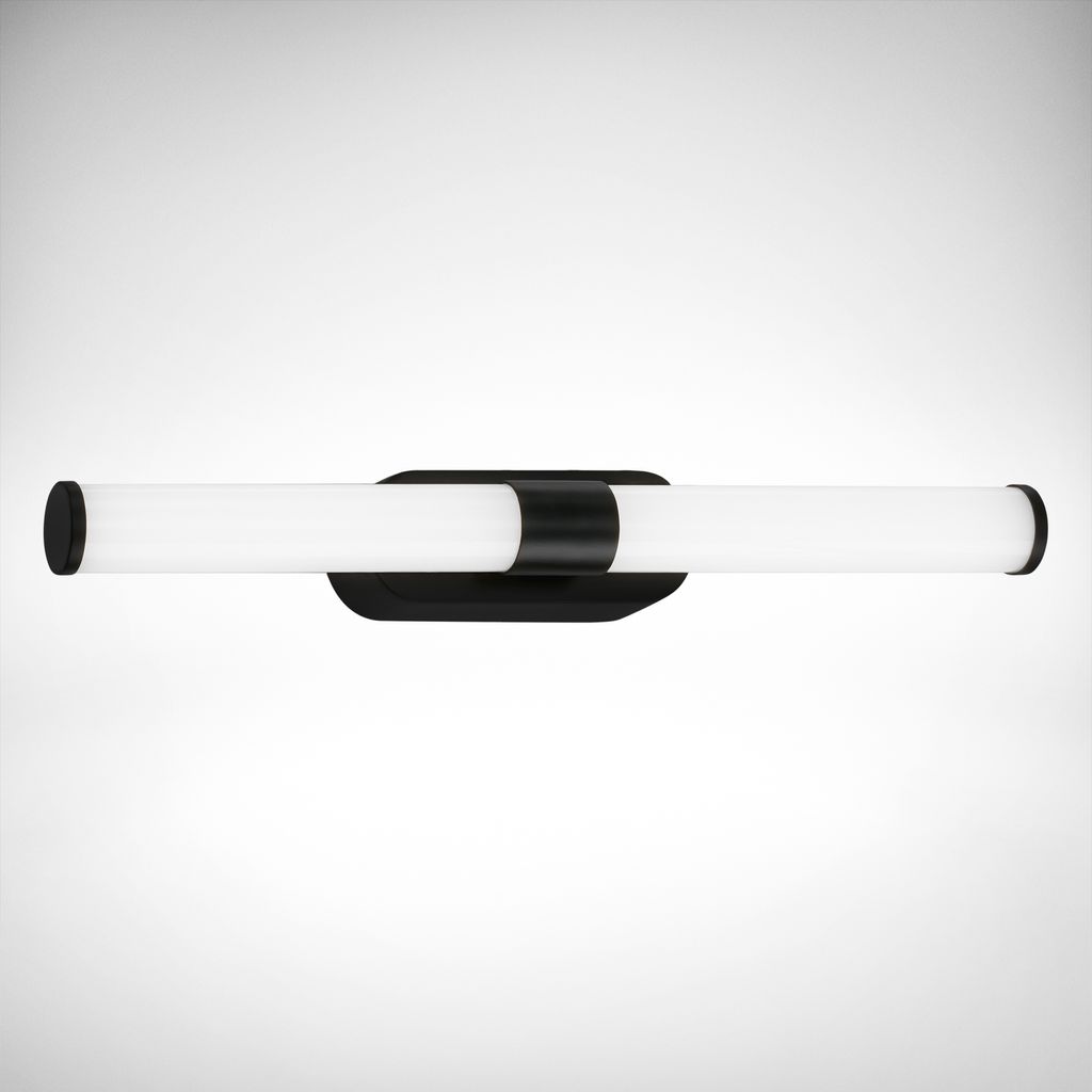 Applique murale LED salle de bain - IP44 - 400 mm - Noir - Blanc neutre 4000K - 7W - 690lm - B.K.Licht - 7